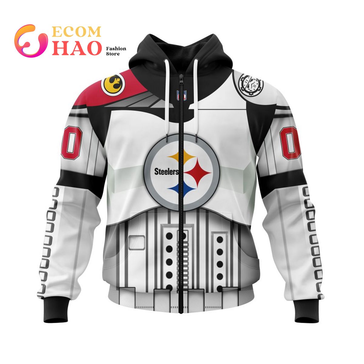 Pittsburgh Steelers Specialized Star Wars May The 4th Be With You 3D Hoodie