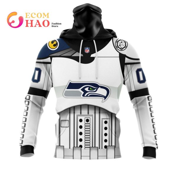 Seattle Seahawks Specialized Star Wars May The 4th Be With You 3D Hoodie