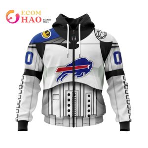 Buffalo Bills Specialized Star Wars May The 4th Be With You 3D Hoodie