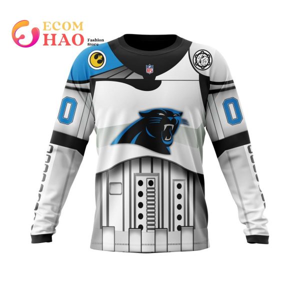 Carolina Panthers Specialized Star Wars May The 4th Be With You 3D Hoodie