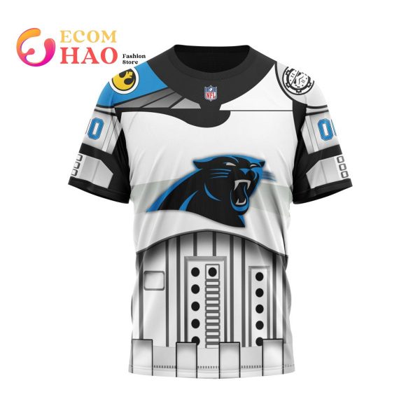 Carolina Panthers Specialized Star Wars May The 4th Be With You 3D Hoodie