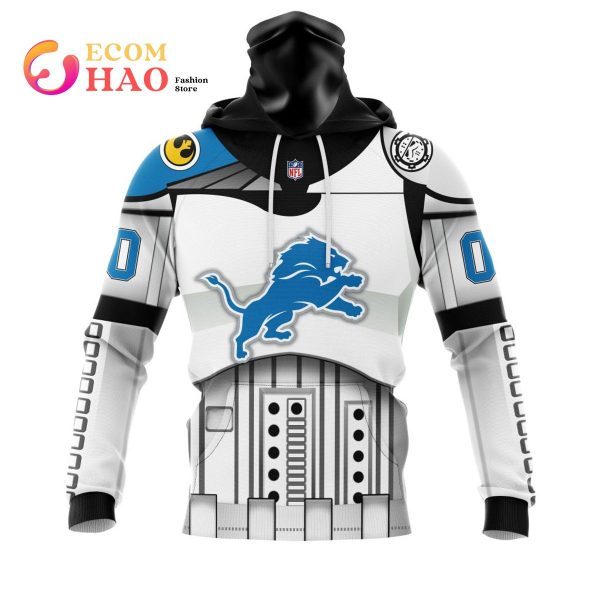 Detroit Lions Specialized Star Wars May The 4th Be With You 3D Hoodie