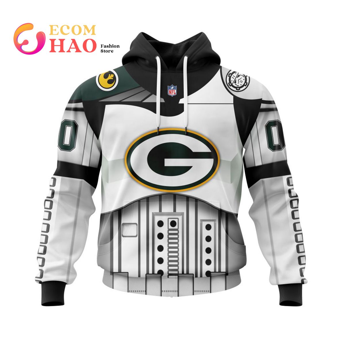 Kansas City Chiefs Specialized Star Wars May The 4th Be With You 3D Hoodie