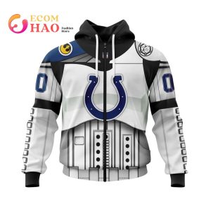 Indianapolis Colts Specialized Star Wars May The 4th Be With You 3D Hoodie