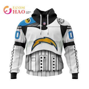 Los Angeles Chargers Specialized Star Wars May The 4th Be With You 3D Hoodie