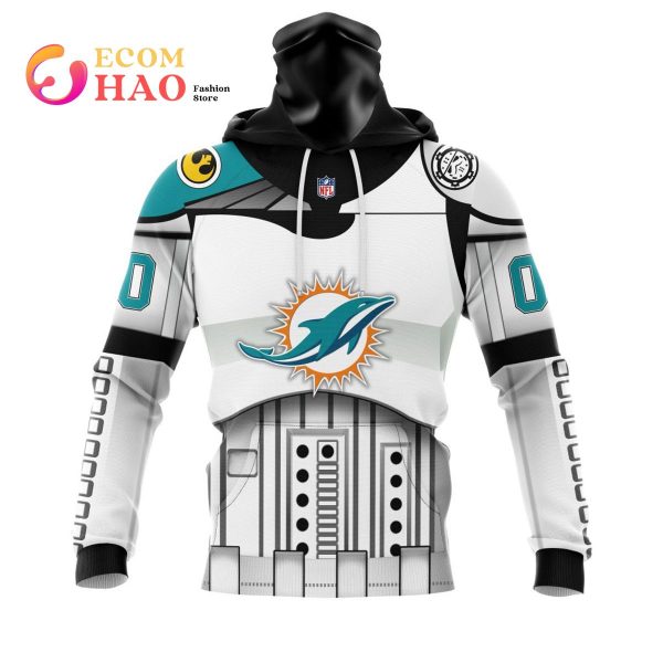 Miami Dolphins Specialized Star Wars May The 4th Be With You 3D Hoodie