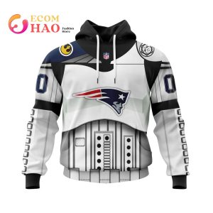 New England Patriots Specialized Star Wars May The 4th Be With You 3D Hoodie