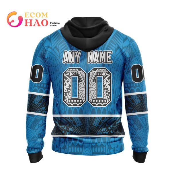 NFL Carolina Panthers Specialized Native With Samoa Culture 3D Hoodie