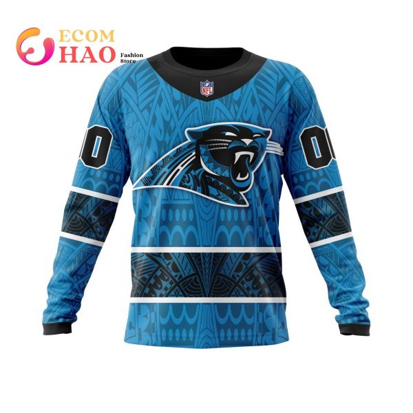 NFL Carolina Panthers Specialized Native With Samoa Culture 3D Hoodie