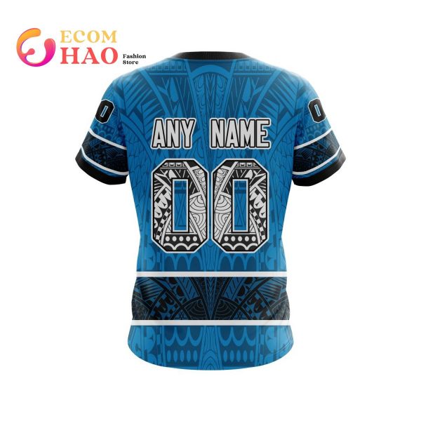 NFL Carolina Panthers Specialized Native With Samoa Culture 3D Hoodie