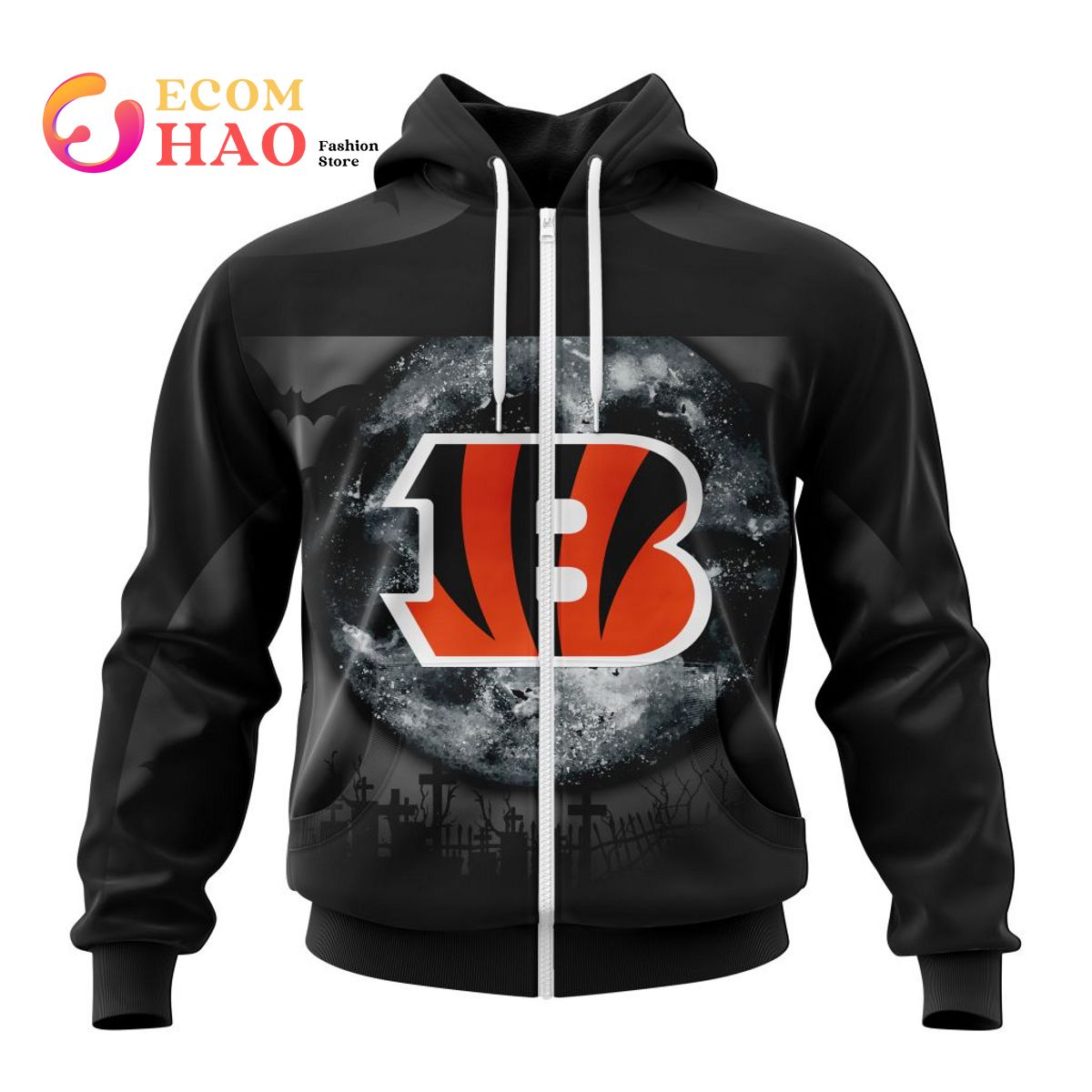 NFL Cincinnati Bengals Specialized Halloween Concepts Kits 3D Hoodie