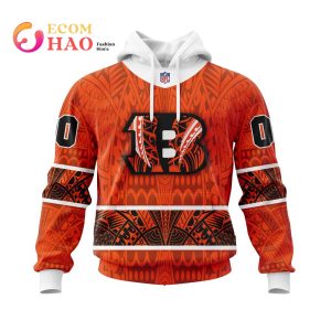 NFL Cincinnati Bengals Specialized Native With Samoa Culture 3D Hoodie