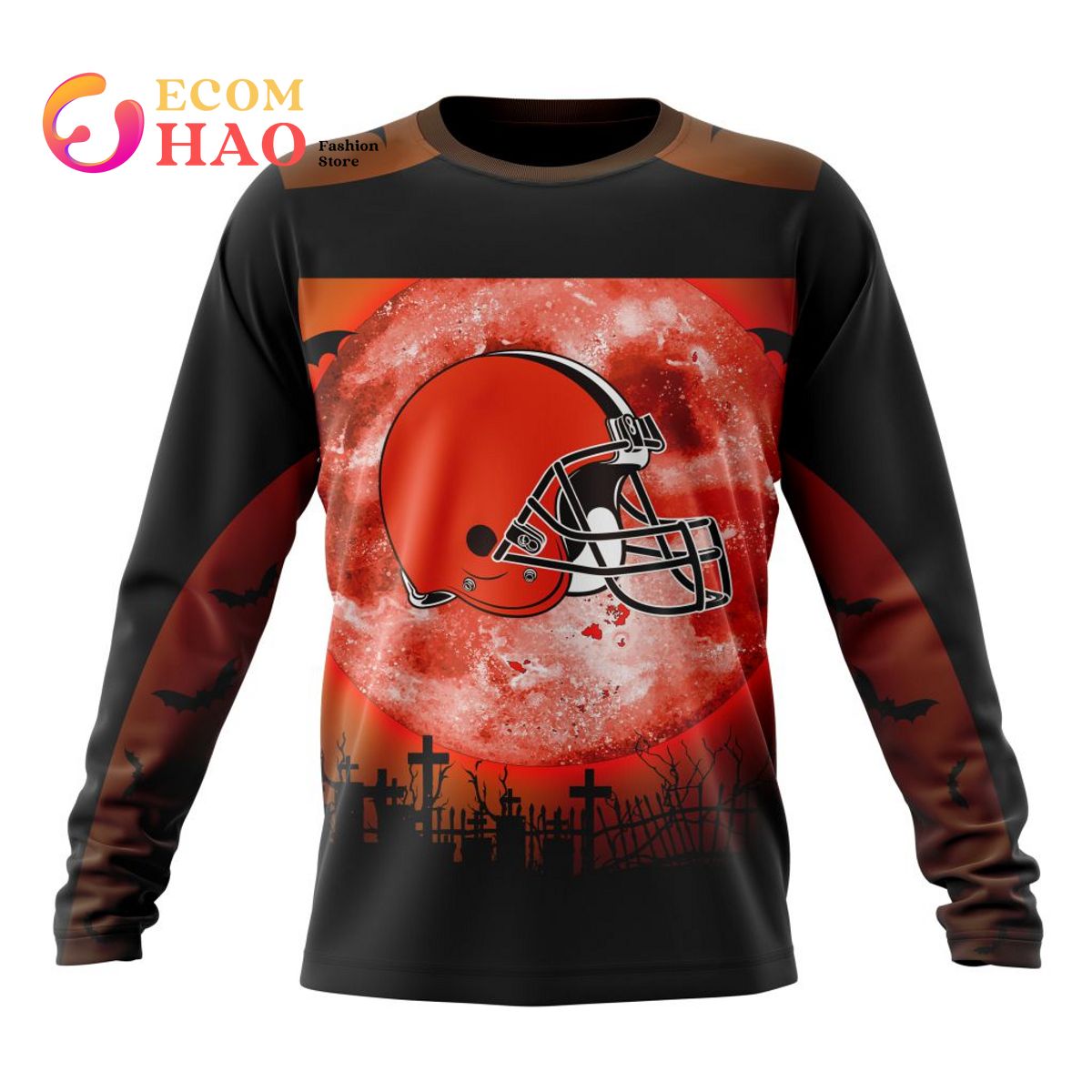 Cleveland Browns Halloween Misfit 3D All Over Printed Shirts