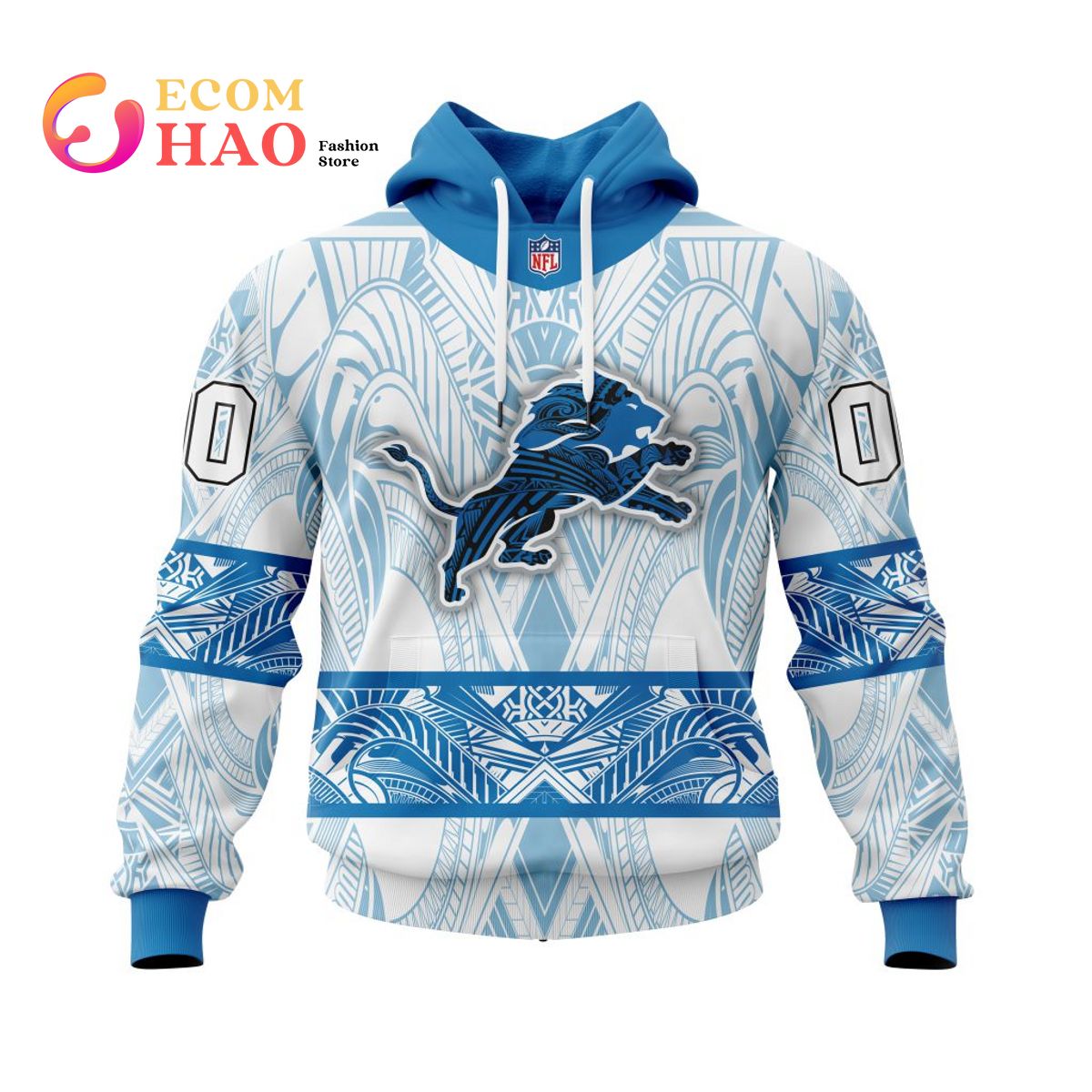 NFL Detroit Lions Special Kits With Skull Art 3D Hoodie - Ecomhao