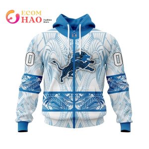 NFL Detroit Lions Specialized Native With Samoa Culture 3D Hoodie