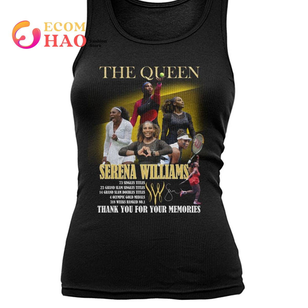 The Queen Serena Williams Thank You For The Memories T-Shirt