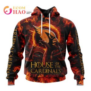 NFL Arizona Cardinals GAME OF THRONES – HOUSE OF THE CARDINALS 3D Hoodie
