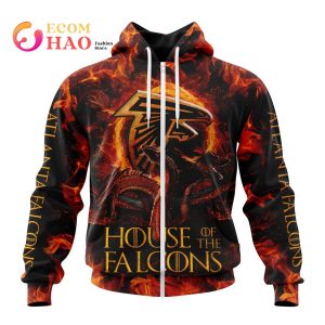 NFL Atlanta Falcons GAME OF THRONES – HOUSE OF THE FALCONS 3D Hoodie