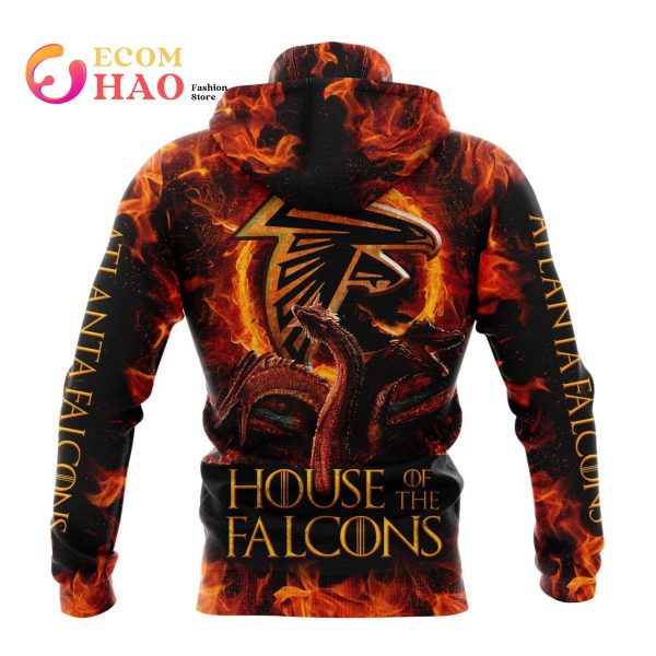 NFL Atlanta Falcons GAME OF THRONES – HOUSE OF THE FALCONS 3D Hoodie