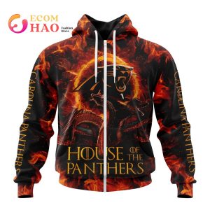 NFL Carolina Panthers GAME OF THRONES – HOUSE OF THE PANTHERS 3D Hoodie