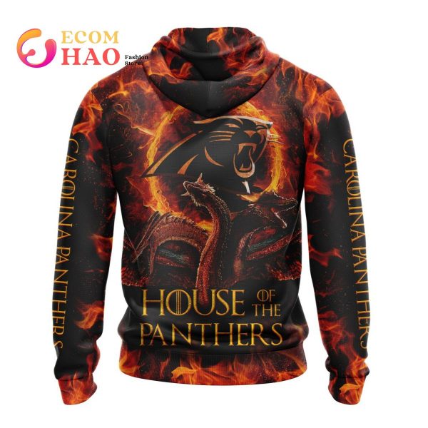 NFL Carolina Panthers GAME OF THRONES – HOUSE OF THE PANTHERS 3D Hoodie