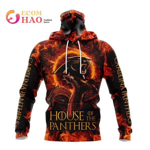 NFL Carolina Panthers GAME OF THRONES – HOUSE OF THE PANTHERS 3D Hoodie