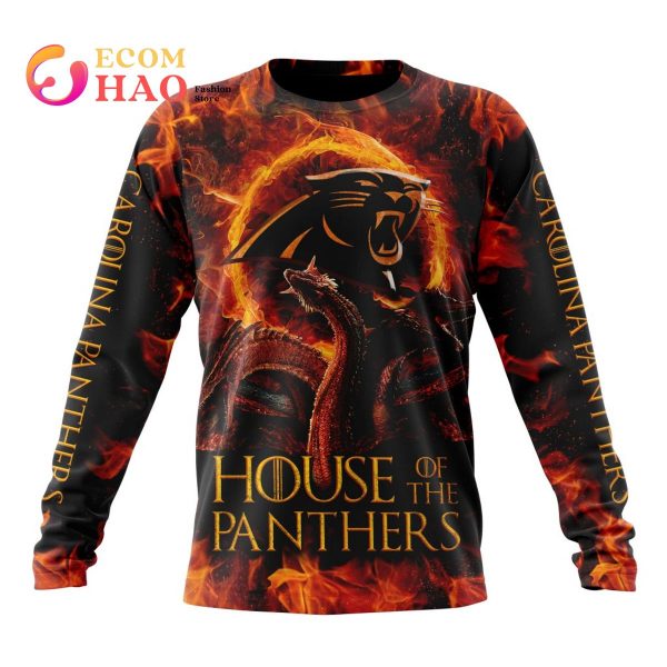 NFL Carolina Panthers GAME OF THRONES – HOUSE OF THE PANTHERS 3D Hoodie