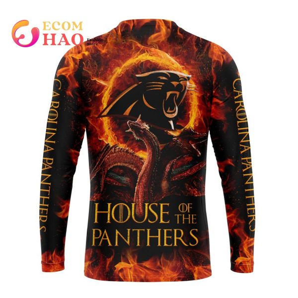 NFL Carolina Panthers GAME OF THRONES – HOUSE OF THE PANTHERS 3D Hoodie