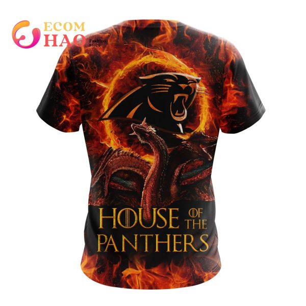 NFL Carolina Panthers GAME OF THRONES – HOUSE OF THE PANTHERS 3D Hoodie