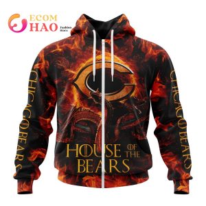 NFL Chicago Bears GAME OF THRONES – HOUSE OF THE BEARS 3D Hoodie