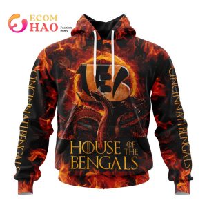 NFL Cincinnati Bengals GAME OF THRONES – HOUSE OF THE BENGALS 3D Hoodie