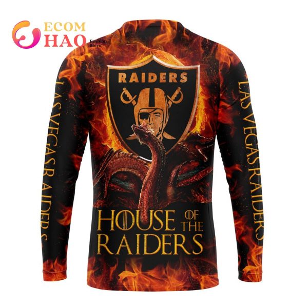 NFL Las Vegas Raiders GAME OF THRONES – HOUSE OF THE RAIDERS 3D Hoodie