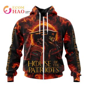 NFL New England Patriots GAME OF THRONES – HOUSE OF THE PATRIOTS 3D Hoodie