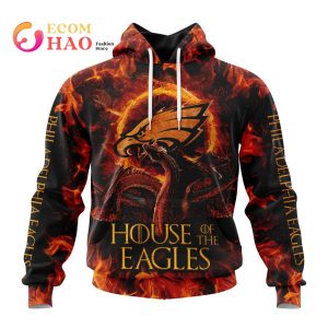 NFL Philadelphia Eagles GAME OF THRONES - HOUSE OF THE EAGLES 3D Hoodie