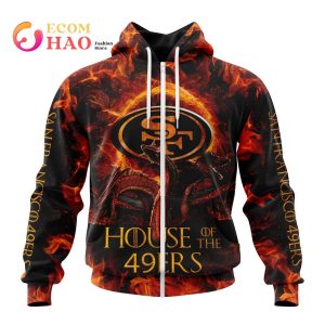 NFL San Francisco 49ers GAME OF THRONES – HOUSE OF THE 49ERS 3D Hoodie