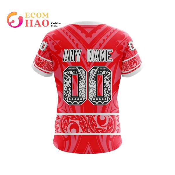NFL Kansas City Chiefs Specialized Native With Samoa Culture 3D Hoodie