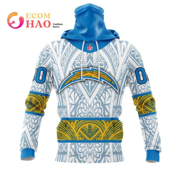 NFL Los Angeles Chargers Specialized Native With Samoa Culture 3D Hoodie