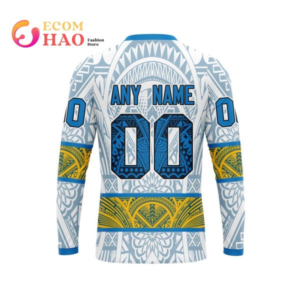 NFL Los Angeles Chargers Specialized Native With Samoa Culture 3D Hoodie