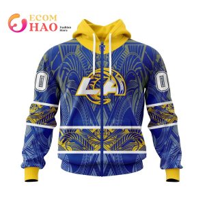 NFL Los Angeles Rams Specialized Native With Samoa Culture 3D Hoodie