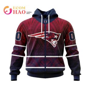 NFL New England Patriots Specialized Native With Samoa Culture 3D Hoodie