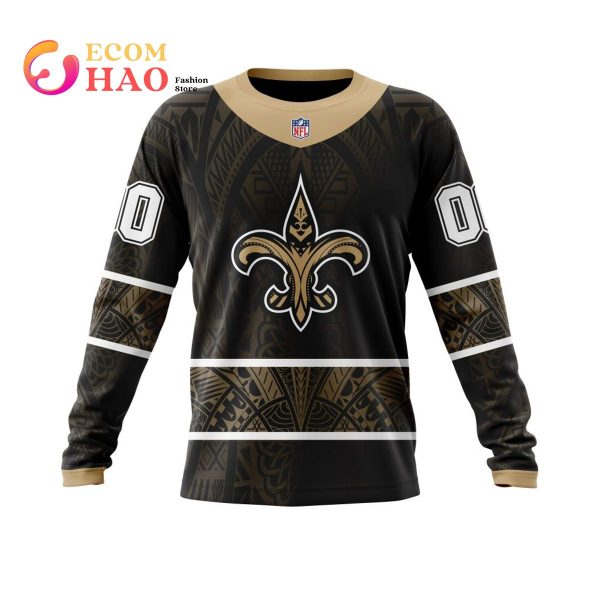 NFL New Orleans Saints Specialized Native With Samoa Culture 3D Hoodie