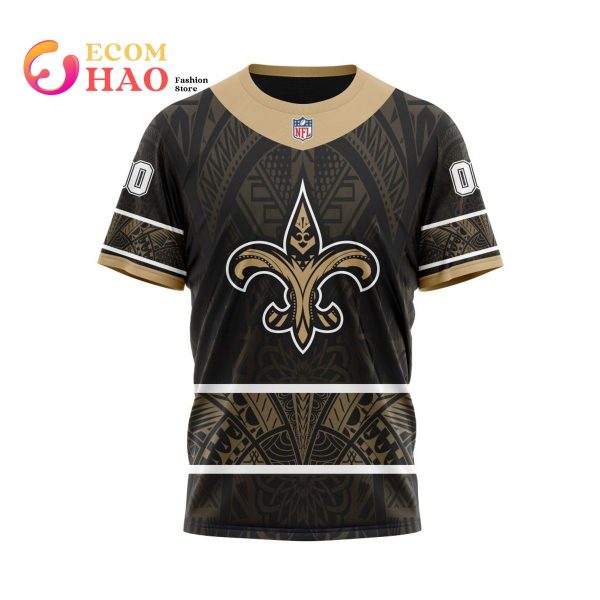 NFL New Orleans Saints Specialized Native With Samoa Culture 3D Hoodie