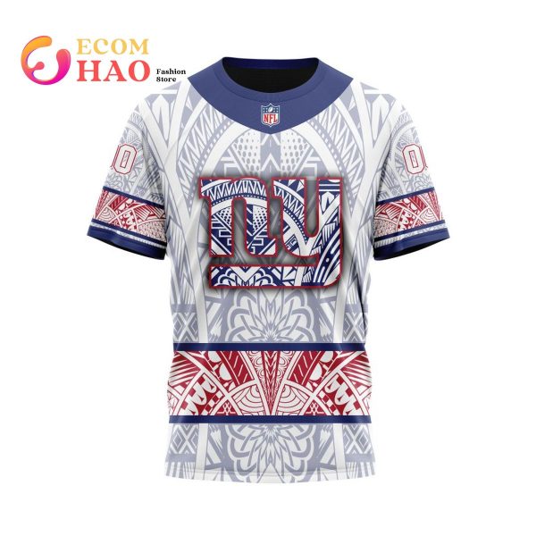 NFL New York Giants Specialized Native With Samoa Culture 3D Hoodie