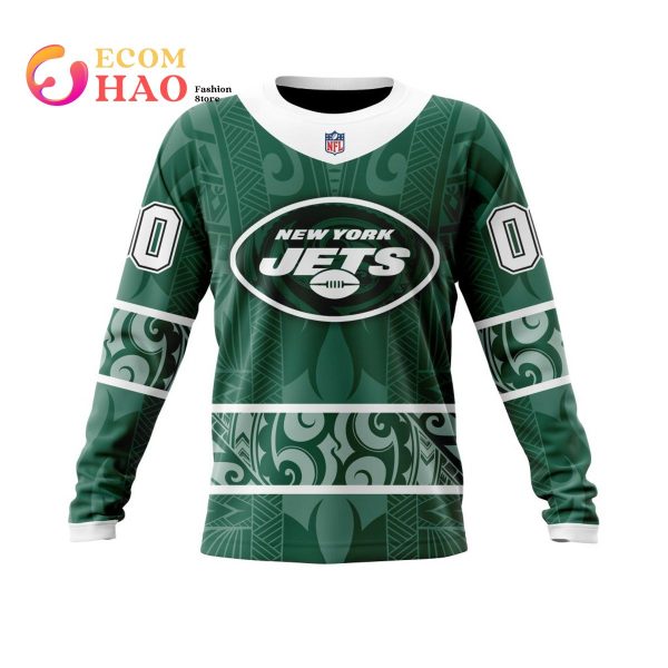 NFL New York Jets Specialized Native With Samoa Culture 3D Hoodie