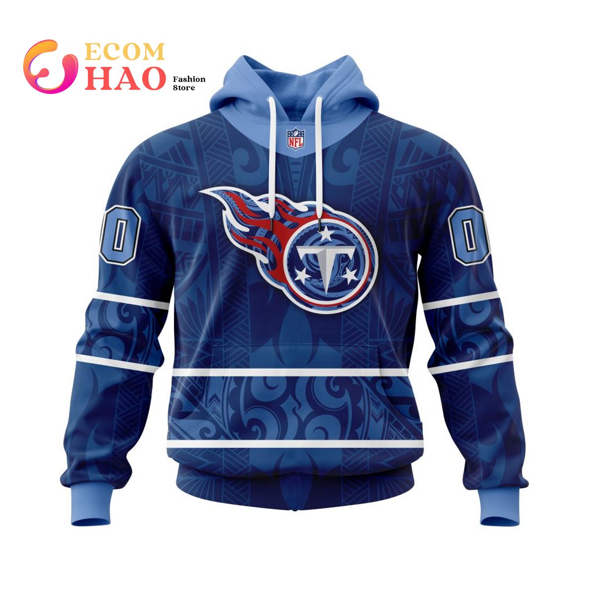Mens Hoodie Casual Sweatshirt for American Football Tennessee Titans Fans Color : Black 1, Size : S 