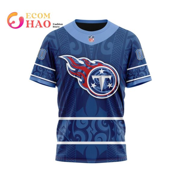 NFL Tennessee Titans Specialized Native With Samoa Culture 3D Hoodie