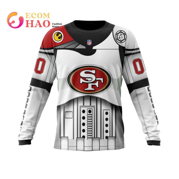 San Francisco 49ers Specialized Star Wars May The 4th Be With You 3D Hoodie