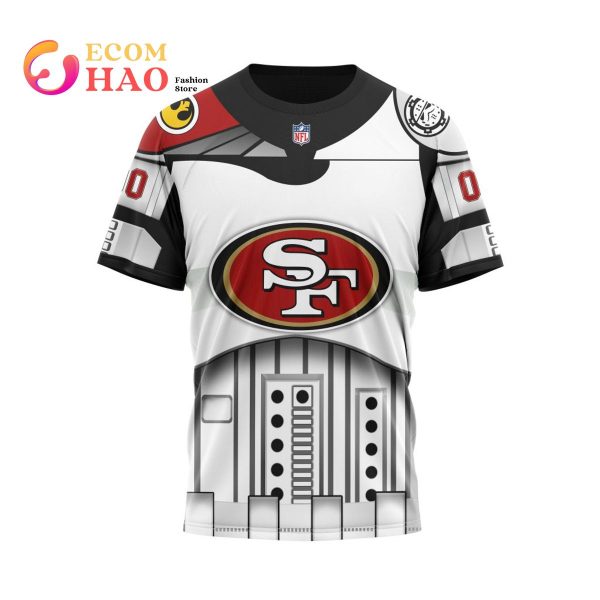 San Francisco 49ers Specialized Star Wars May The 4th Be With You 3D Hoodie