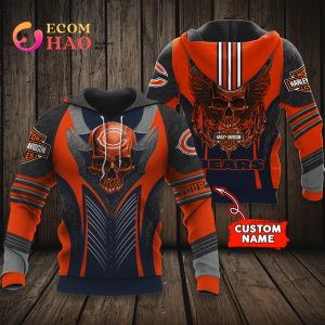NFL Chicago Bears Harley Davidson 3D Hoodie