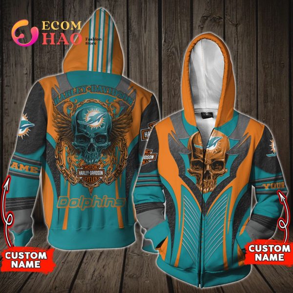 Miami Dolphins No1137 Custom Pullover 3D Hoodie - Inktee Store